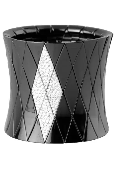 ROBERTO DEMEGLIO Diamond Large Black Diva Stretch Bracelet | Thumbnail 1