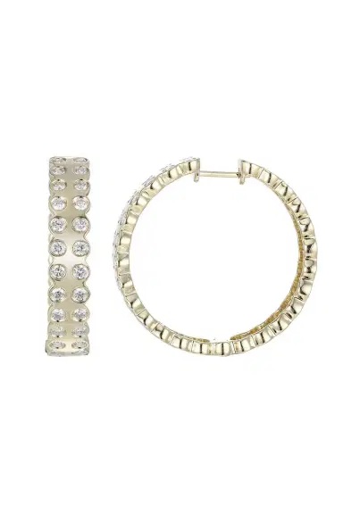 Type Jewelry Diamond Leggo 2.0 Diamond Hoop Earrings | Thumbnail 1