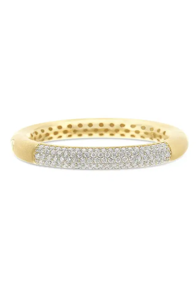 NANIS Diamond Libera Aura Statement Cuff Bracelet