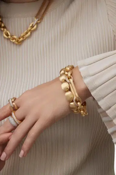 NANIS Diamond Link Bracelet | Thumbnail 3