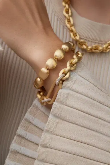 NANIS Diamond Link Bracelet | Thumbnail 5