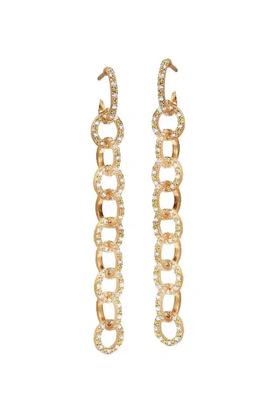 Coomi Diamond Link Design Earrings | Thumbnail 1