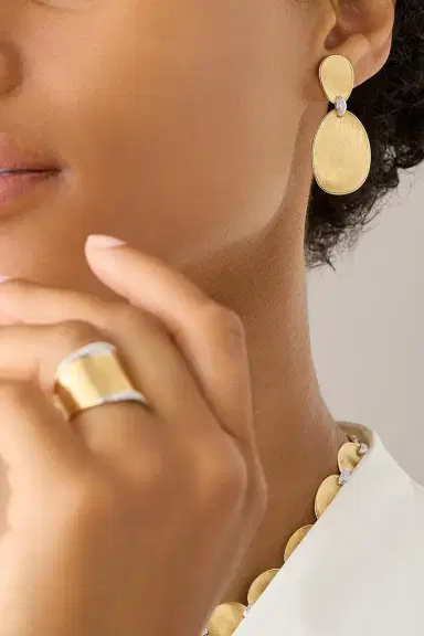 MARCO BICEGO Diamond Lunaria Earrings | Thumbnail 2