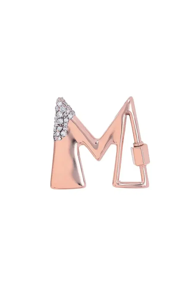 Marla Aaron Diamond M Pendant