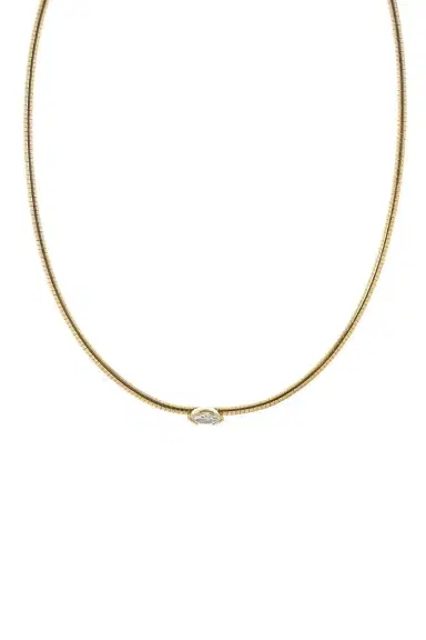 LORAIDA Diamond Marquise Deco Necklace | Thumbnail 1 LORAIDA Diamond Marquise Deco Necklace | Thumbnail 1
