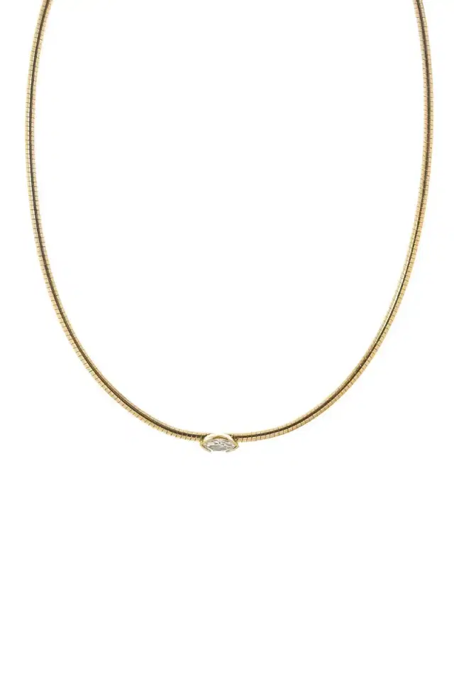 LORAIDA Diamond Marquise Deco Necklace