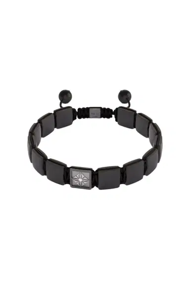 SHAMBALLA JEWELS Diamond Matte Black Lock Bracelet | Thumbnail 1 SHAMBALLA JEWELS Diamond Matte Black Lock Bracelet | Thumbnail 1