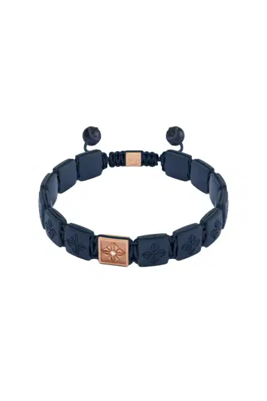 SHAMBALLA JEWELS Diamond Matte Blue Lock Bracelet | Thumbnail 1 SHAMBALLA JEWELS Diamond Matte Blue Lock Bracelet | Thumbnail 1