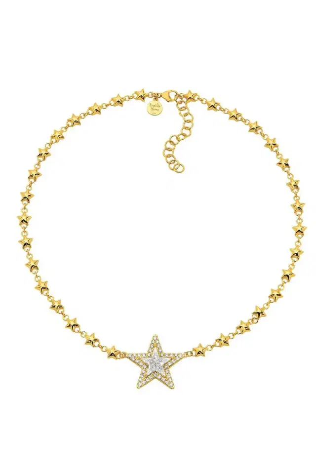 BUDDHA MAMA Diamond Mini Kite Star Necklace
