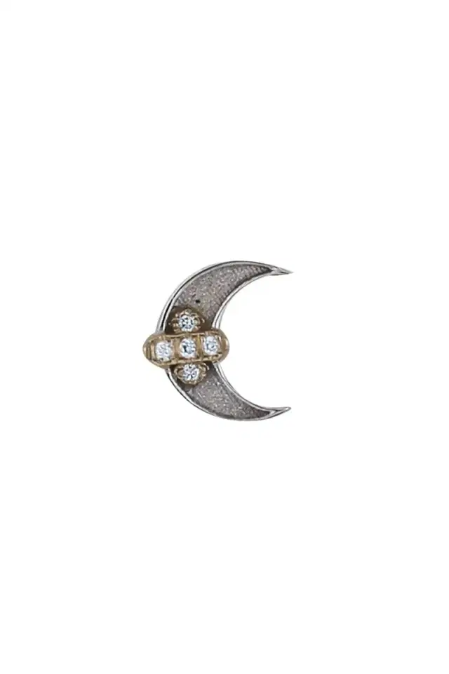 STEPHANIE ANDERS XO Diamond Moonchild Earring
