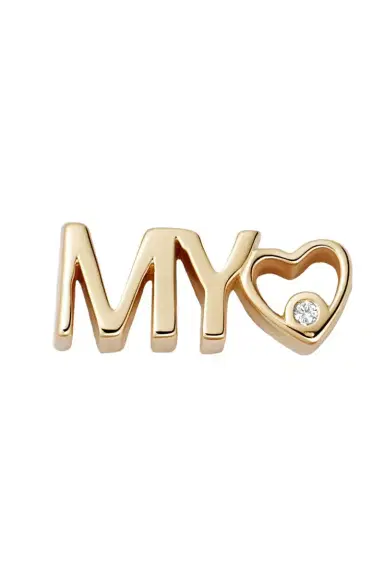 LOQUET Diamond My Love Charm | Thumbnail 1