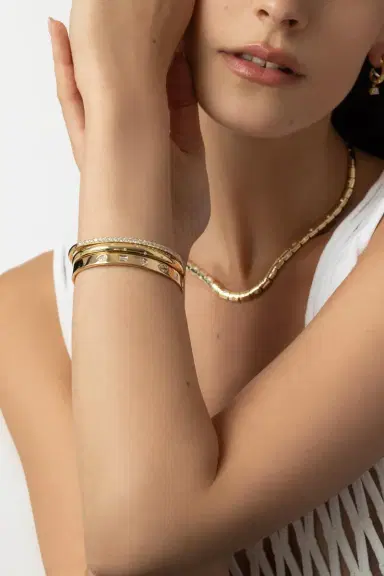 KWIAT Diamond Orbit Bangle Bracelet | Thumbnail 3 KWIAT Diamond Orbit Bangle Bracelet | Thumbnail 3