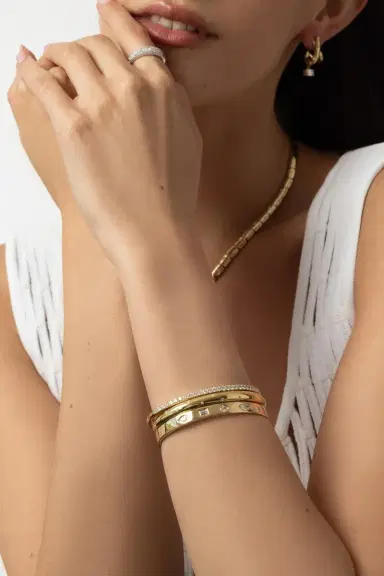 KWIAT Diamond Orbit Bangle Bracelet | Thumbnail 4 KWIAT Diamond Orbit Bangle Bracelet | Thumbnail 4