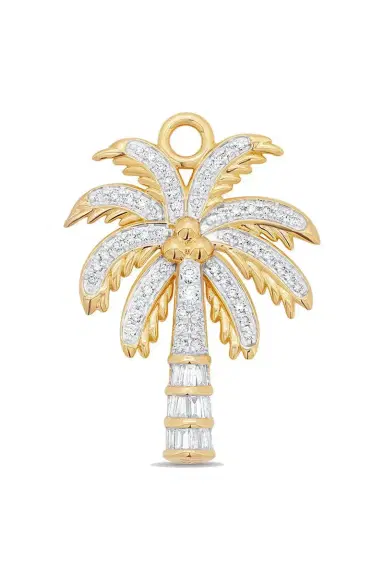 SARA WEINSTOCK Diamond Palm Tree Charm | Thumbnail 1