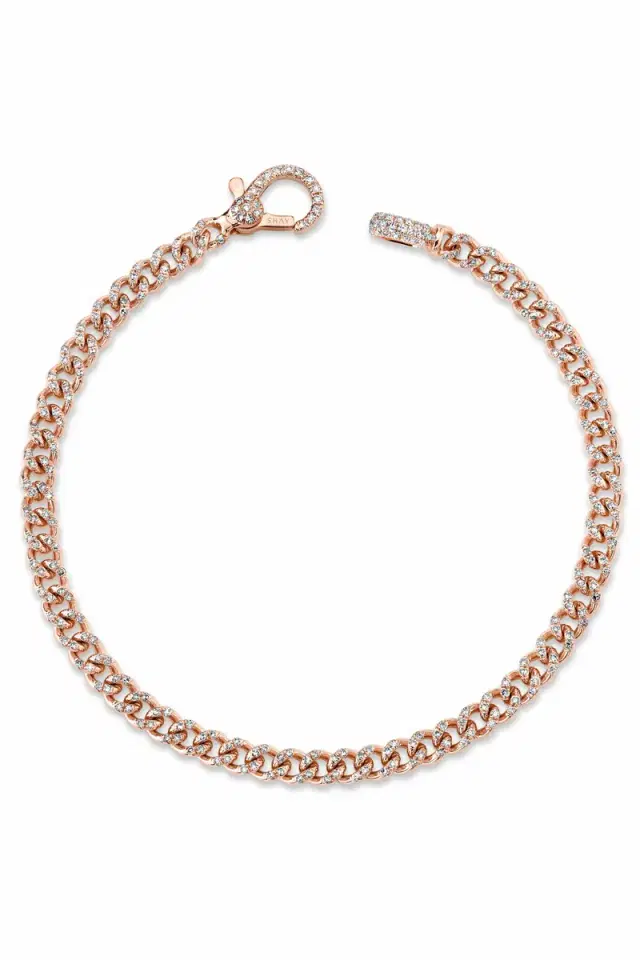 SHAY JEWELRY Diamond Pave Baby Link Bracelet