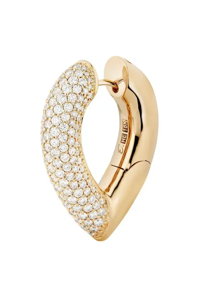 Engelbert 1920 Diamond Pave Big Drop Link Earrings