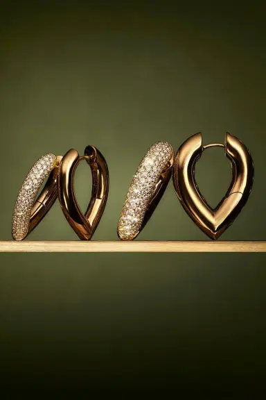 Engelbert 1920 Diamond Pave Medium Drop Link Earrings | Thumbnail 3 Engelbert 1920 Diamond Pave Medium Drop Link Earrings | Thumbnail 3