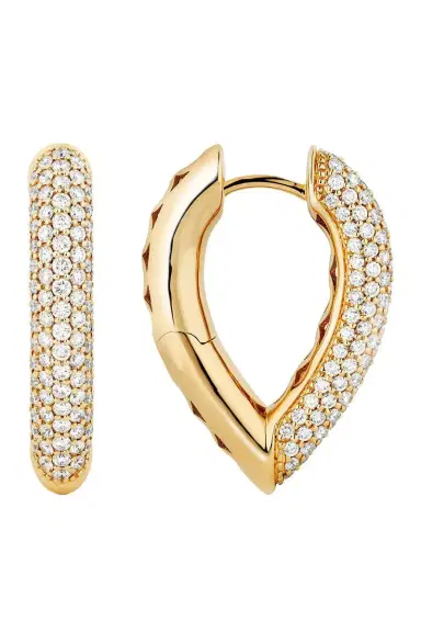 Engelbert 1920 Diamond Pave Medium Drop Link Earrings | Thumbnail 1 Engelbert 1920 Diamond Pave Medium Drop Link Earrings | Thumbnail 1
