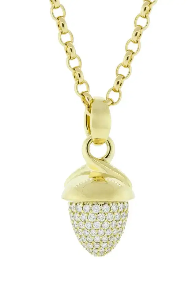 TAMARA COMOLLI Diamond Pave Mikado Bouquet Pendant