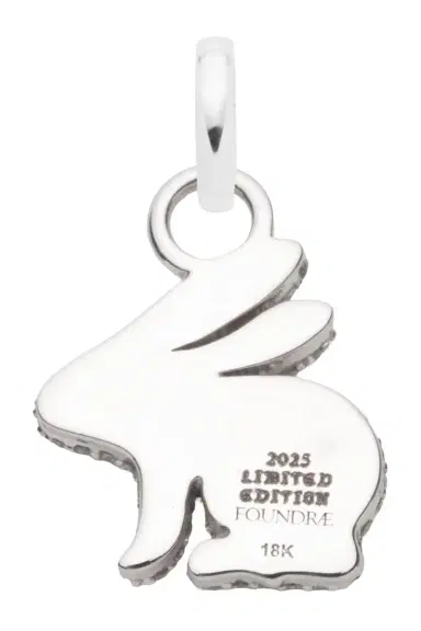 Foundrae Diamond Pavé Snow Diamond Bunny Pendant | Thumbnail 2 Foundrae Diamond Pavé Snow Diamond Bunny Pendant | Thumbnail 2