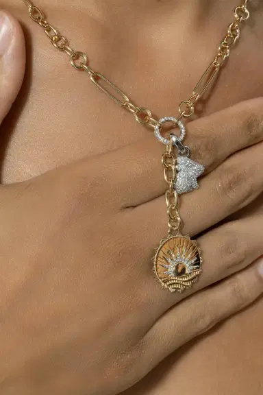 Foundrae Diamond Pavé Snow Diamond Bunny Pendant | Thumbnail 4 Foundrae Diamond Pavé Snow Diamond Bunny Pendant | Thumbnail 4