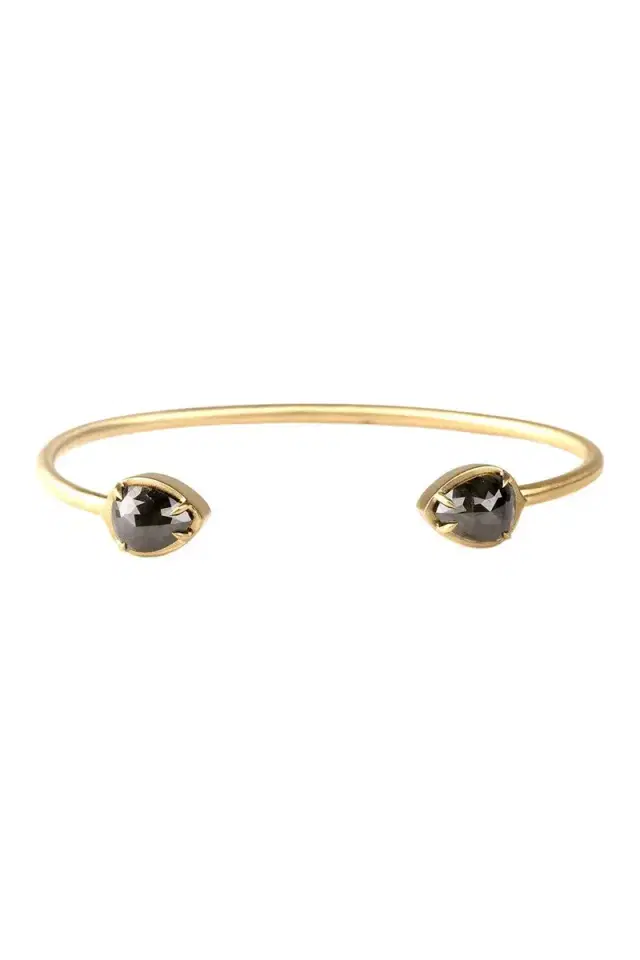 Sylva & Cie Diamond Pear Rough Cut Bracelet