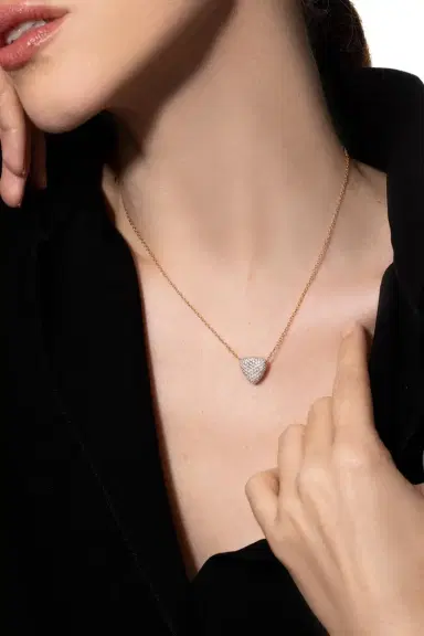 Vhernier Diamond Pendant Necklace | Thumbnail 2