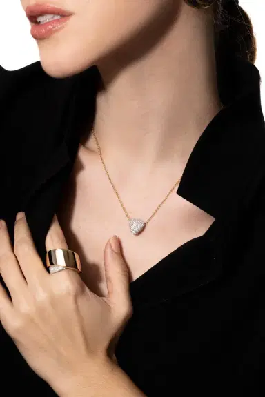 Vhernier Diamond Pendant Necklace | Thumbnail 3
