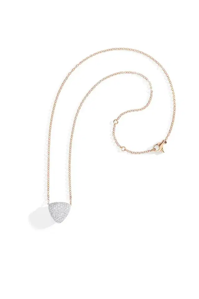 Vhernier Diamond Pendant Necklace
