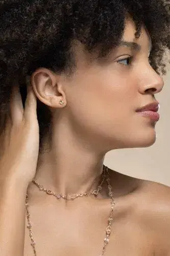 Coomi Diamond Pink Tourmaline Drop Earrings | Thumbnail 4 Coomi Diamond Pink Tourmaline Drop Earrings | Thumbnail 4