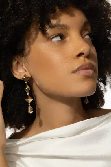 ALETTO BROTHERS Diamond Piramide Linea Earrings | Thumbnail 2 ALETTO BROTHERS Diamond Piramide Linea Earrings | Thumbnail 2