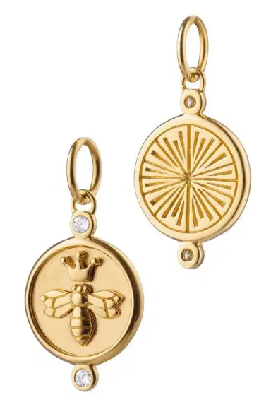 MONICA RICH KOSANN Diamond Queen Bee Charm | Thumbnail 1 MONICA RICH KOSANN Diamond Queen Bee Charm | Thumbnail 1