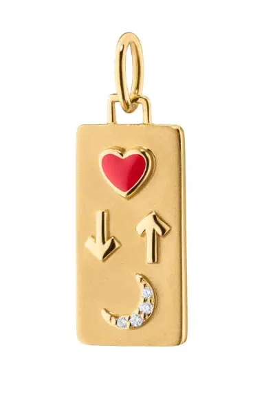 MONICA RICH KOSANN Diamond Red Love You To The Moon And Back Charm | Thumbnail 1 MONICA RICH KOSANN Diamond Red Love You To The Moon And Back Charm | Thumbnail 1