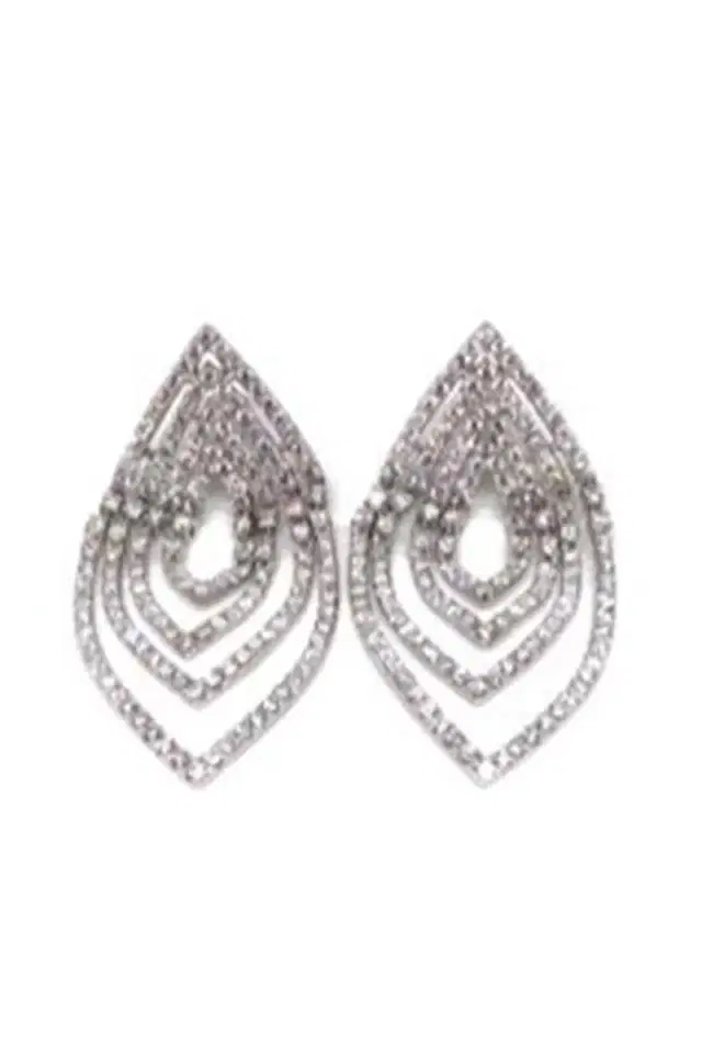 STEFERE Diamond Ripple Effect Earrings