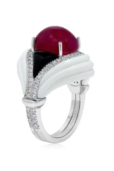 ANDREOLI Diamond Ruby Kogolong Ring | Thumbnail 6
