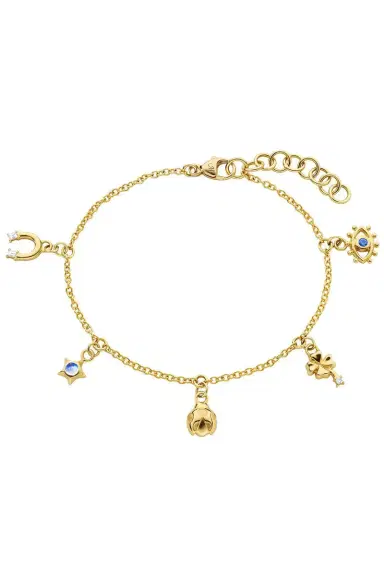 MONICA RICH KOSANN Diamond Sapphire My Lucky Charm Bracelet | Thumbnail 1 MONICA RICH KOSANN Diamond Sapphire My Lucky Charm Bracelet | Thumbnail 1