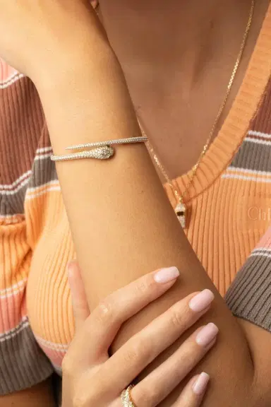 Anita Ko Diamond Snake Coil Bracelet | Thumbnail 4
