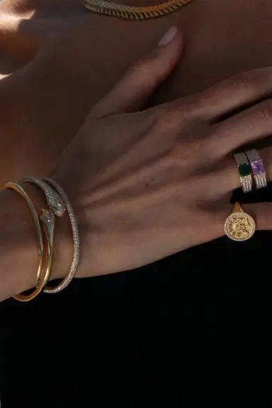 Anita Ko Diamond Snake Coil Bracelet | Thumbnail 5
