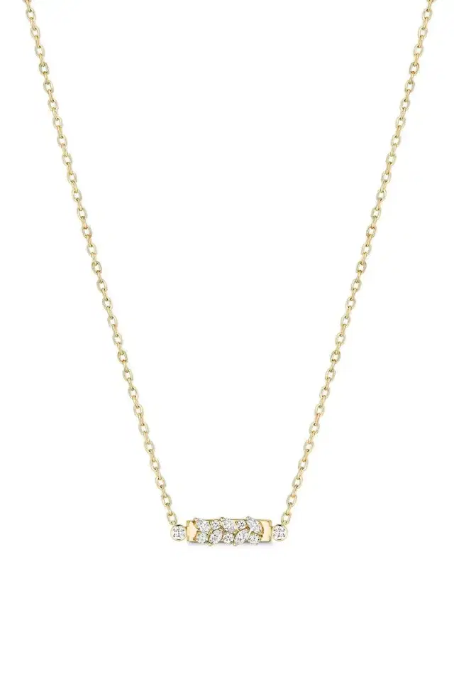 NOUVEL HERITAGE Diamond Soirée Mood Necklace - Yellow Gold