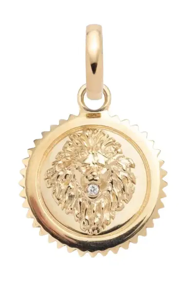 Foundrae Diamond Strength Baby Medallion | Thumbnail 1 Foundrae Diamond Strength Baby Medallion | Thumbnail 1