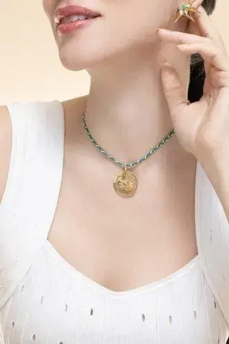 CAROL KAUFFMANN Diamond Sun Pendant | Thumbnail 2