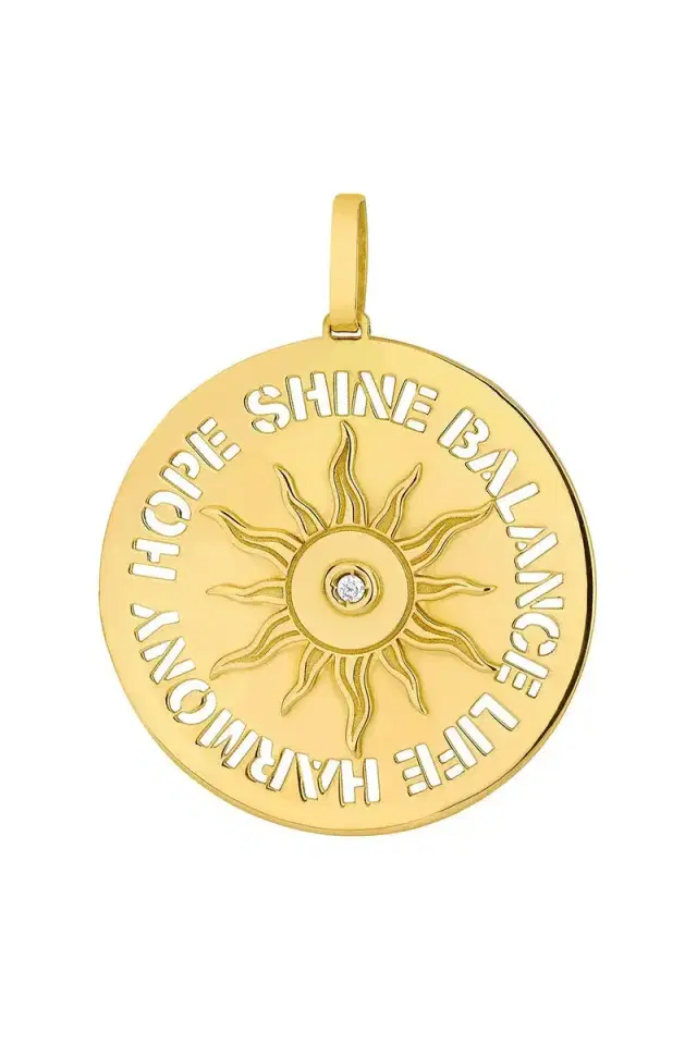 CAROL KAUFFMANN Diamond Sun Pendant