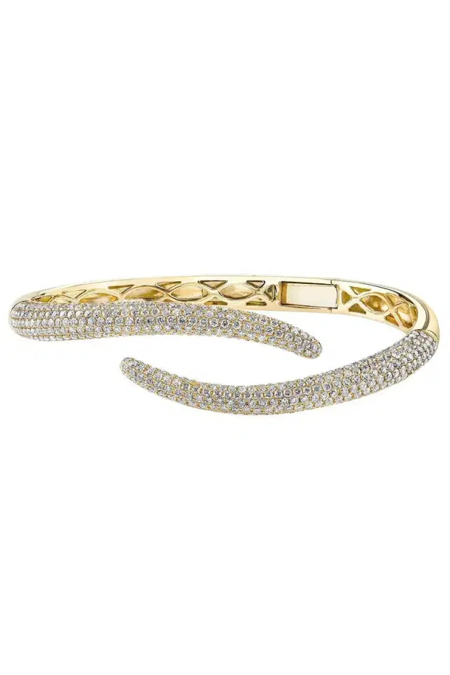 Anita Ko Diamond Tale Bangle Bracelet