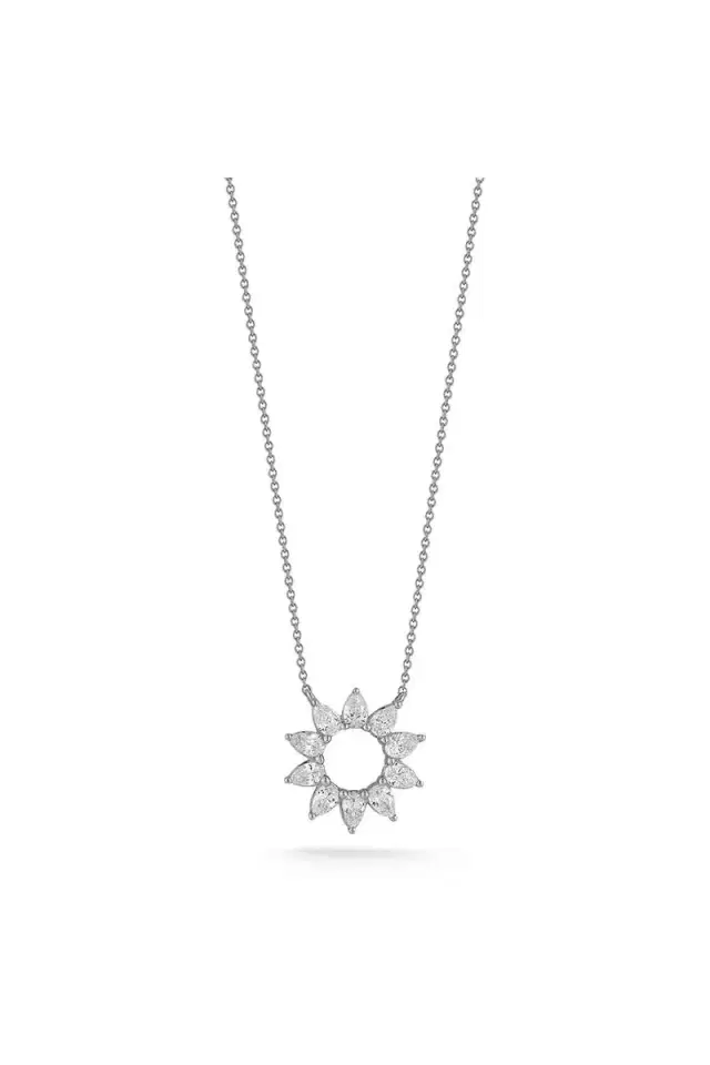 DANA REBECCA DESIGNS Diamond Taylor Elaine Flower Necklace