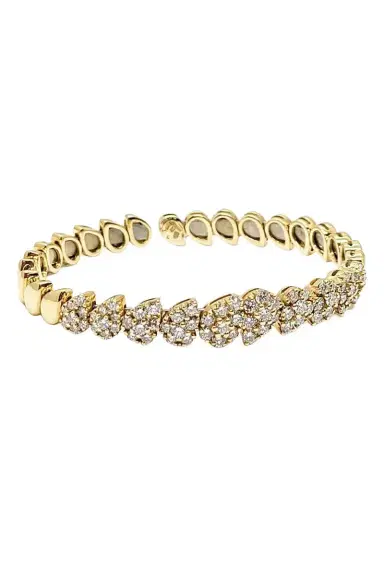 ANDREOLI Diamond Tear Drop Bracelet | Thumbnail 1