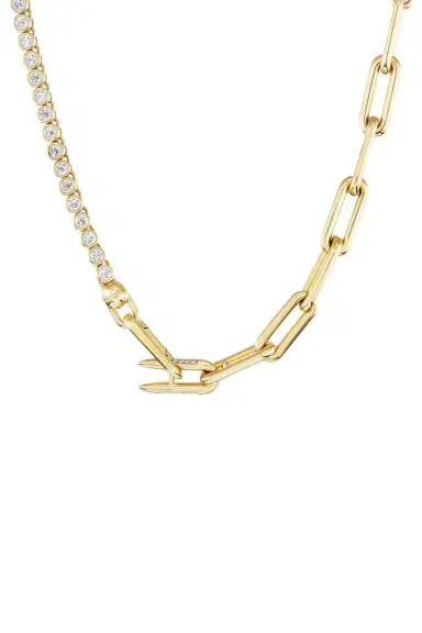 Uniform Object Diamond Tennis Necklace | Thumbnail 6