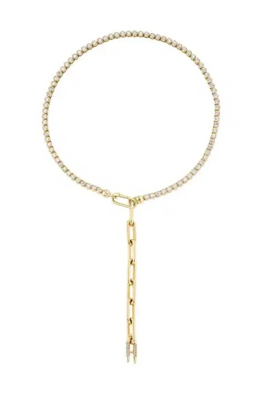 Uniform Object Diamond Tennis Necklace | Thumbnail 1