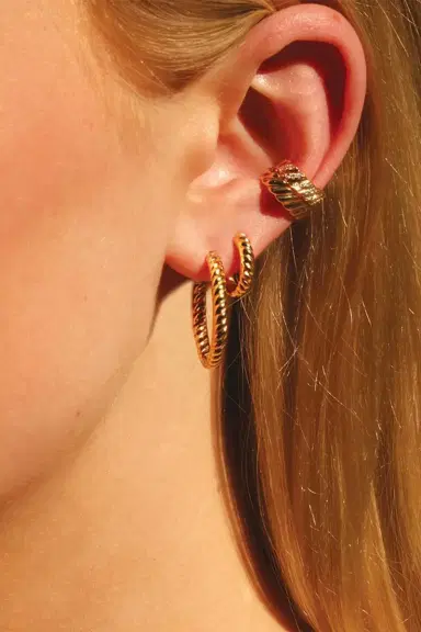 Anita Ko Diamond Thin Braided Ear Cuff | Thumbnail 2 Anita Ko Diamond Thin Braided Ear Cuff | Thumbnail 2