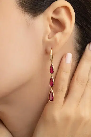 MARCO BICEGO Diamond Tourmaline Unico Earrings | Thumbnail 3