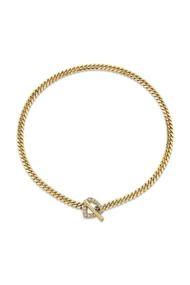 LOGAN HOLLOWELL Diamond Trillion Toggle Choker